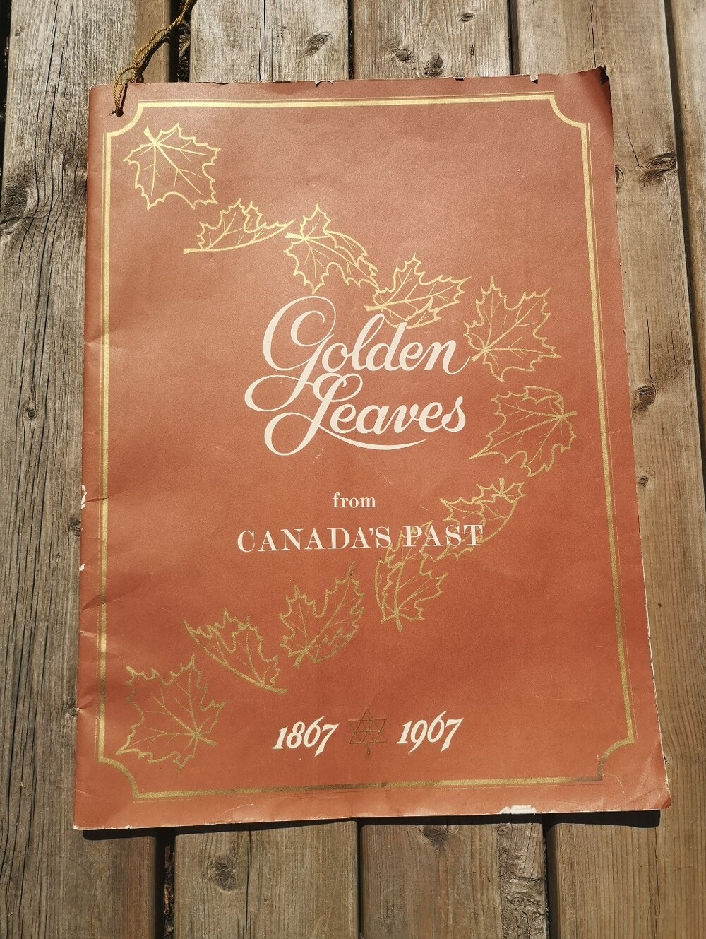Golden Leaves from Canada's Past, 1867-1967 Large 17"x 23" Newspaper Front Pages